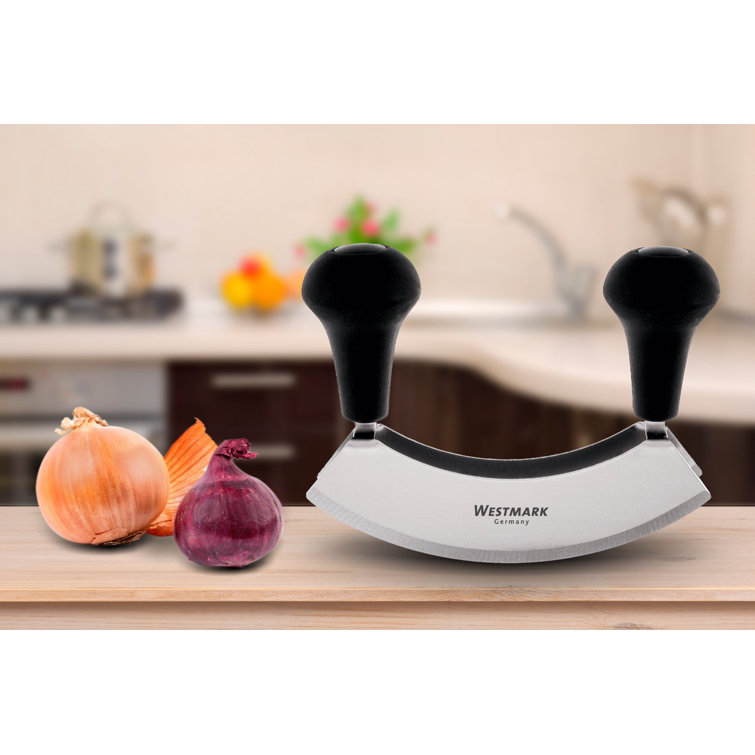 Westmark Mezzaluna Chopper Stainless Steel Double Blade Mincing Knife